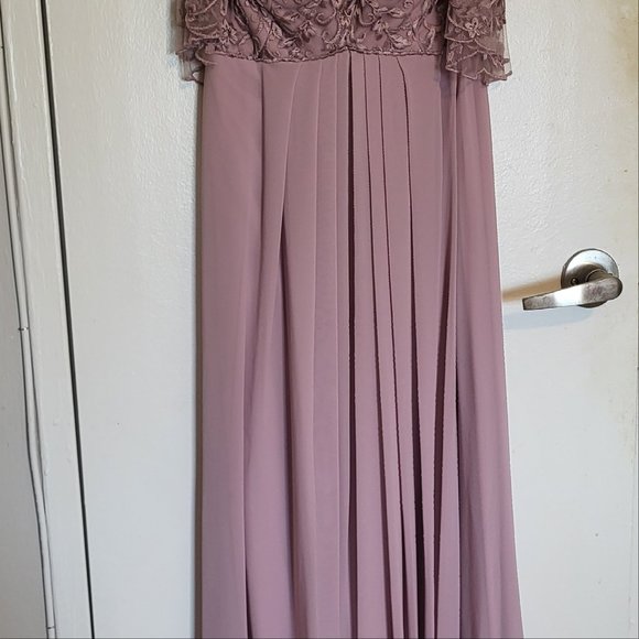 Morilee Chiffon Desert Rose gown - Picture 2 of 16
